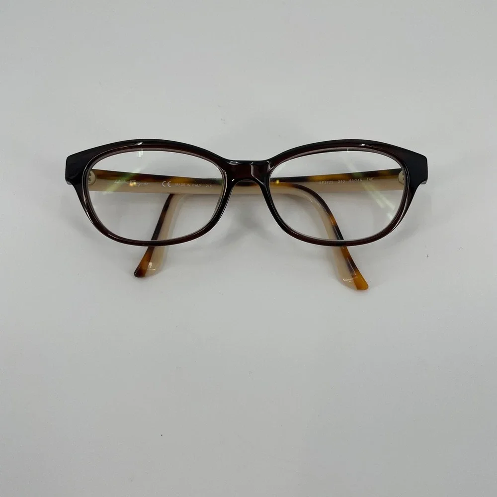 Salvatore Ferragamo SF2722 210 Brown Tortoise Eyeglass Frames Only 53 16 140